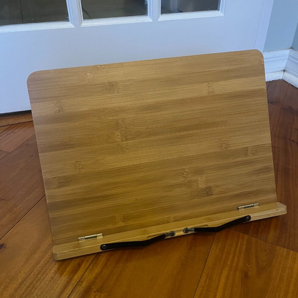 Bamboo Book Stand